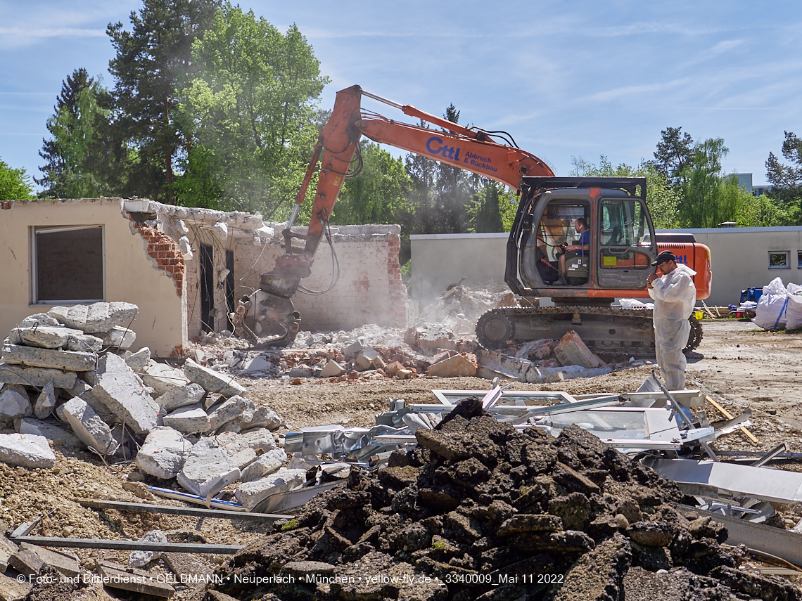 11.05.2022 - Baustelle am Haus für Kinder in Neuperlach